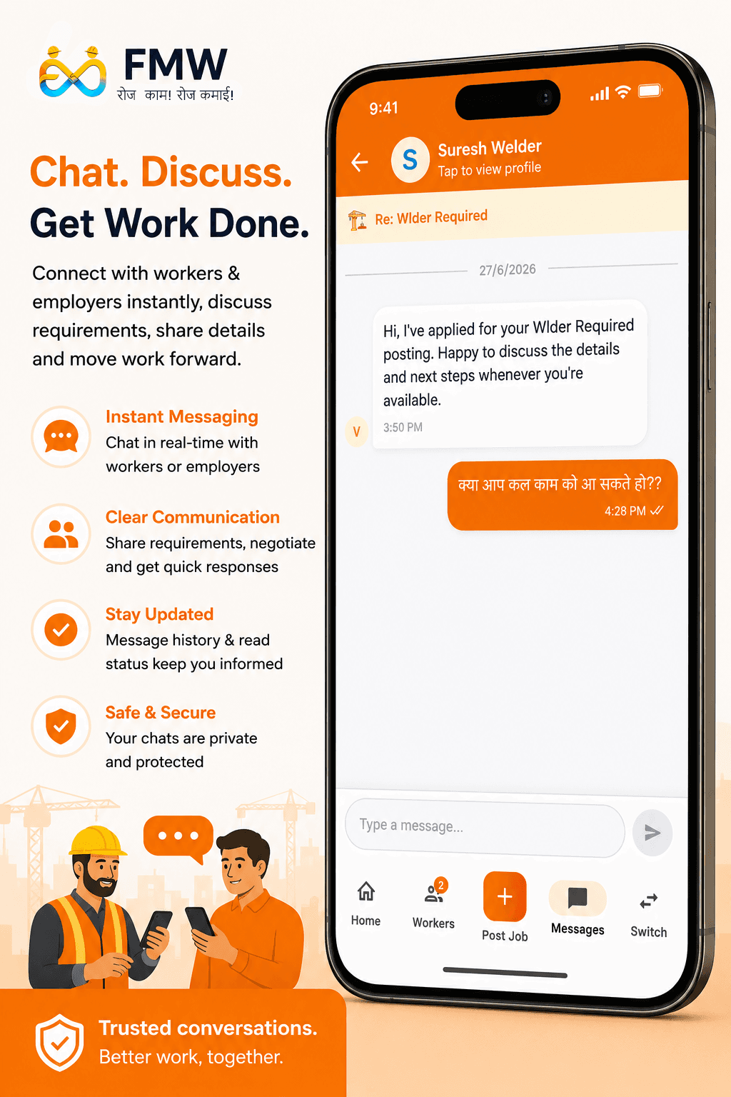 Chat. Discuss. Get Work Done.